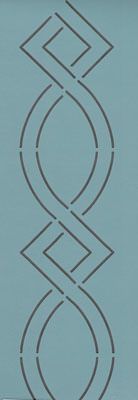 Quilt Stencil  3.5" Cable Square Border