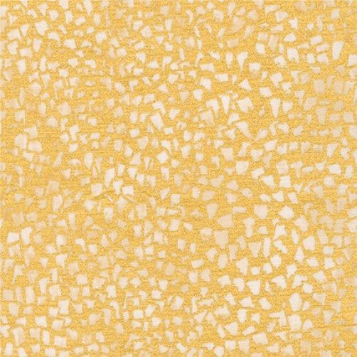 Gustav Klimt fabric: Ivory Shapes, Metallic