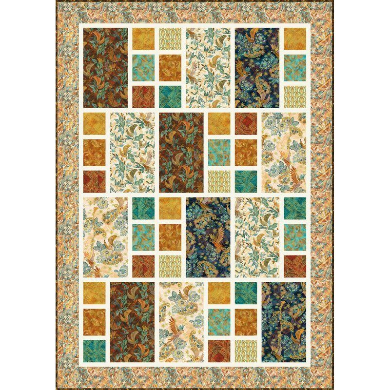 Golden Feathers Quilt Kit Golden Feathers Quilt Kit