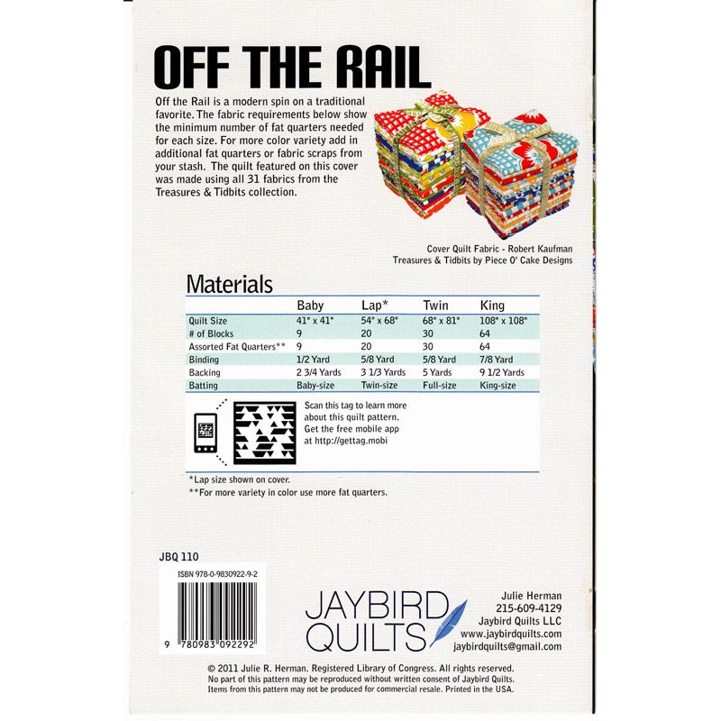 Off The Rail Quilt Pattern