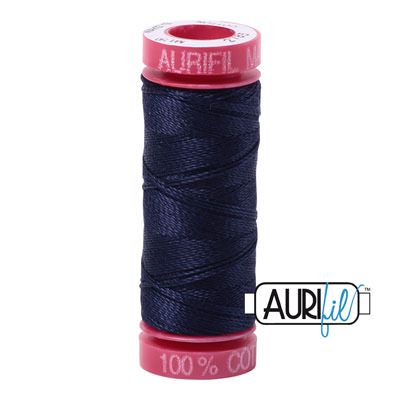 Aurifil 12 Cotton Thread 2785 Very Dark Navy Aurifil 12 Cotton Thread 2785 Very Dark Navy