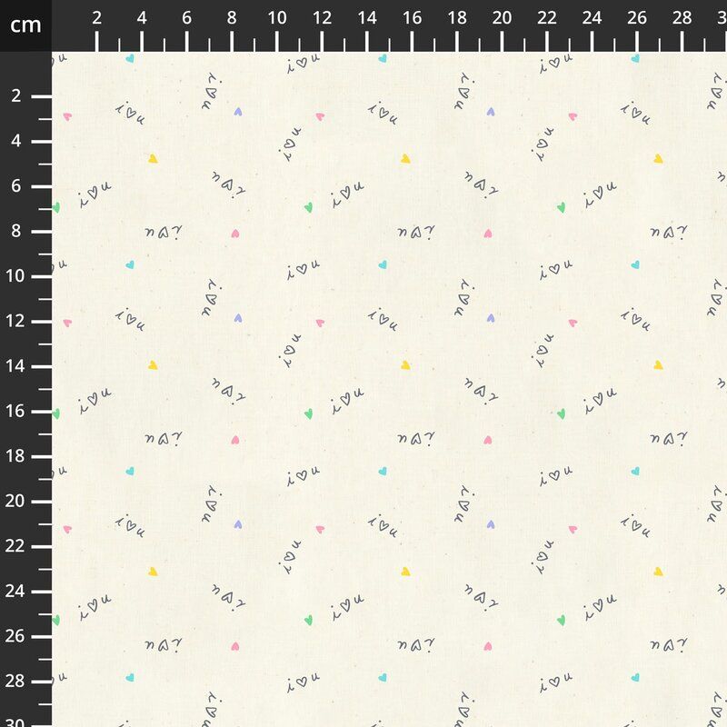 Miniatures fabric: Happy Baby