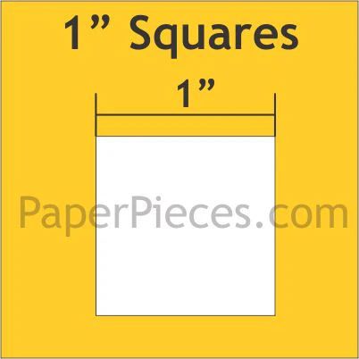 English Paper Piecing Square 1" 150 pieces English Paper Piecing Square 1" 150 pieces