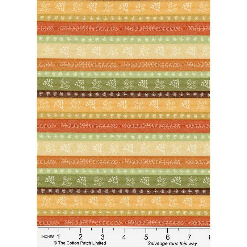 Simple Stripes fabric: Harvest Stripe, Multi Simple Stripes fabric: Harvest Stripe, Multi