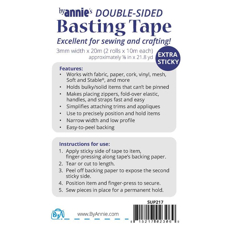 By Annie's Double Sided Basting Tape By Annie's Double Sided Basting Tape