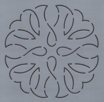 Quilt Stencil  4" Always Block