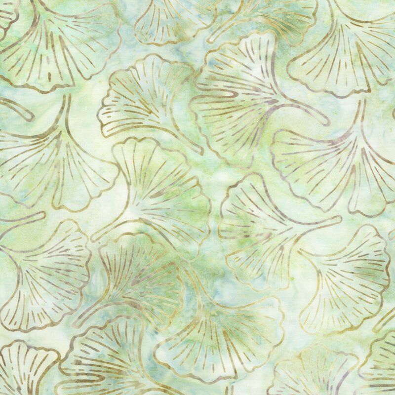 Morning Mist Batik fabric: Sea Mist
