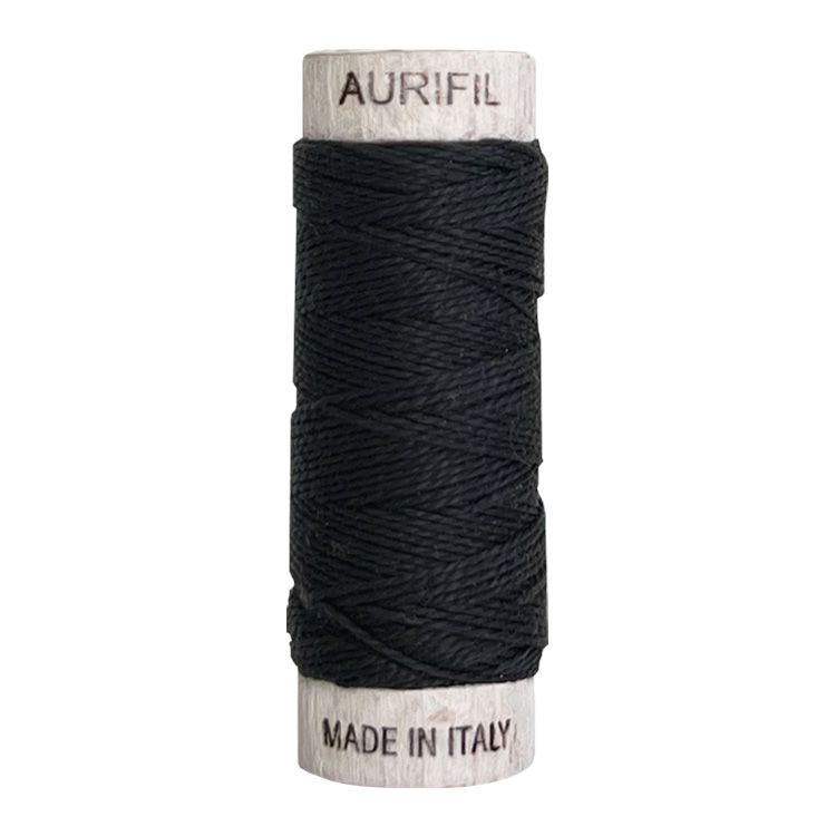 Aurifil 8 Cotton Thread 4241 Very Dark Grey