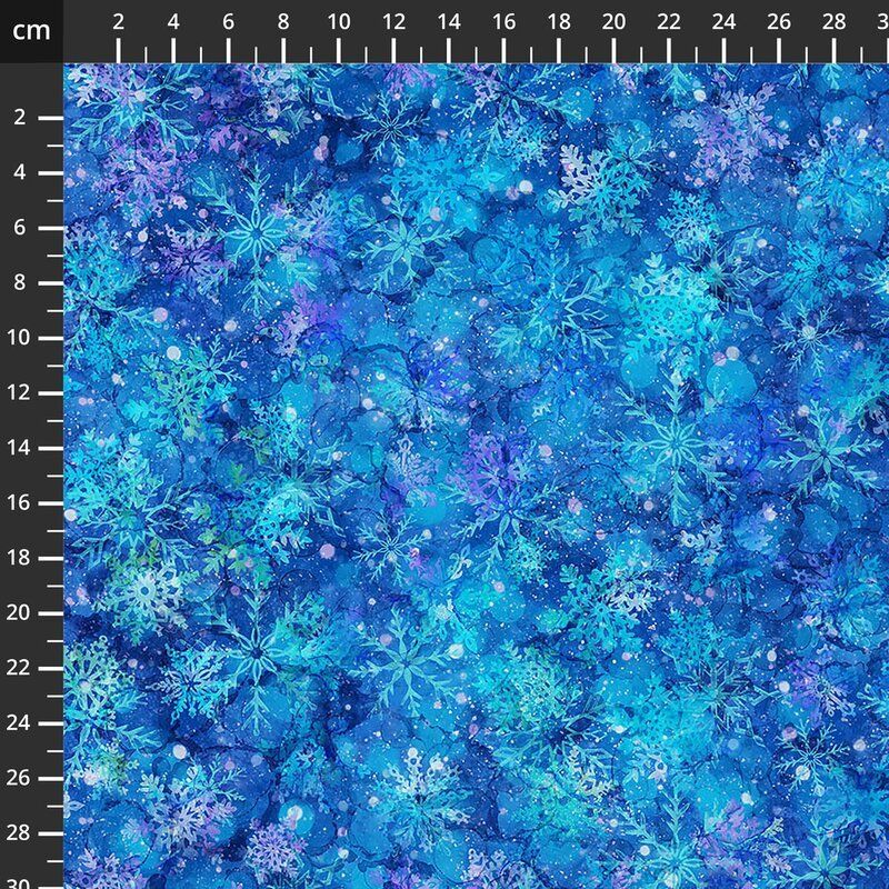 Midwinter Magic fabric: Snowflake