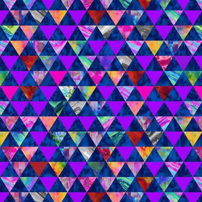 Geofetti Fabric: Multi Triangles Navy (per 1/4 metre) Geofetti Fabric: Multi Triangles Navy (per 1/4 metre)