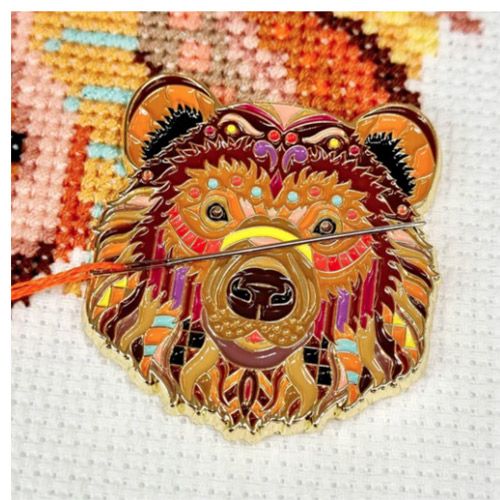 Mandala Bear Needle Minder Mandala Bear Needle Minder