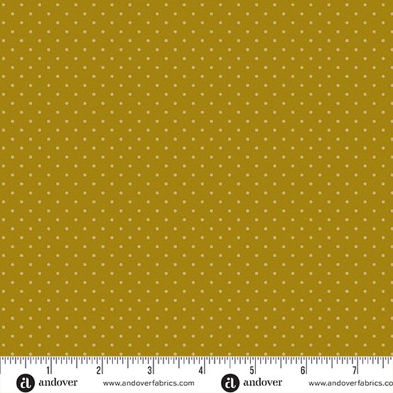 Poppy Seeds fabric: Poppy Seeds, Dijon