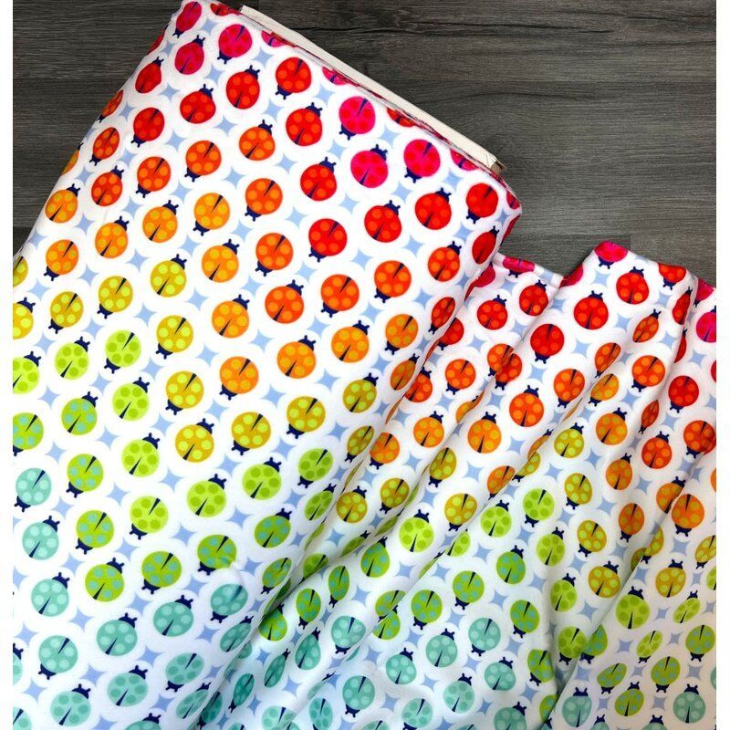 Tula Pink Minky fabric, Northern Lights, Mint 58" Wide