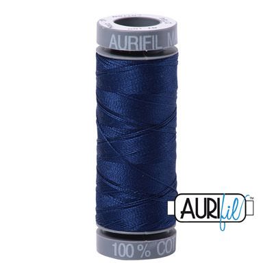 Aurifil 28 Weight Cotton Thread 2784 Dark Navy Aurifil 28 Weight Cotton Thread 2784 Dark Navy