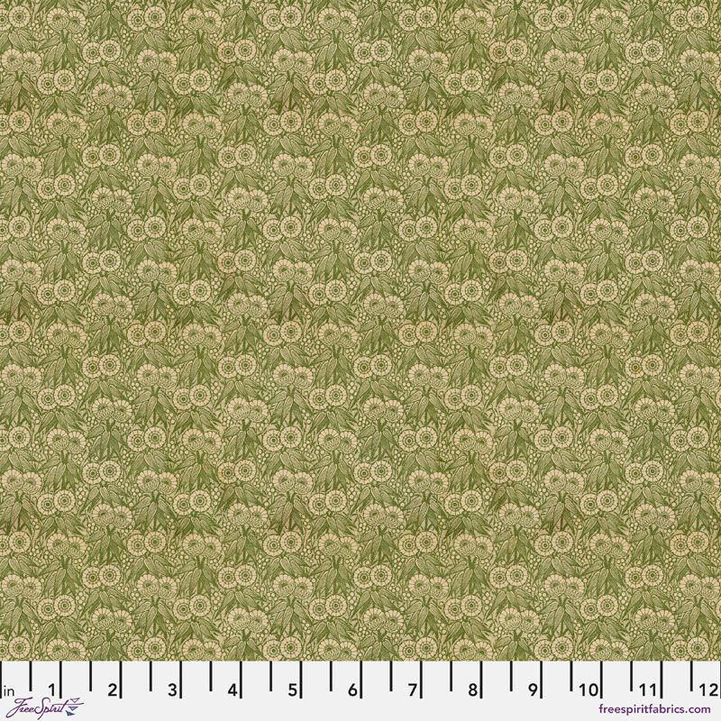 Eclectic Elements Palette fabrics, Green Tiny Print Eclectic Elements Palette fabrics, Green Tiny Print