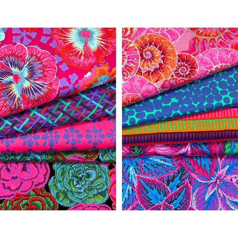 Kaffe Collective Hibiscus Accents Fat Quarter Bundle Kaffe Collective Hibiscus Accents Fat Quarter Bundle