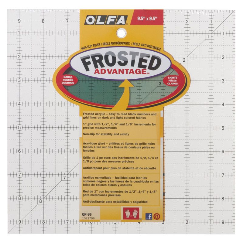 Olfa 9.5" x 9.5" Patchwork Ruler
