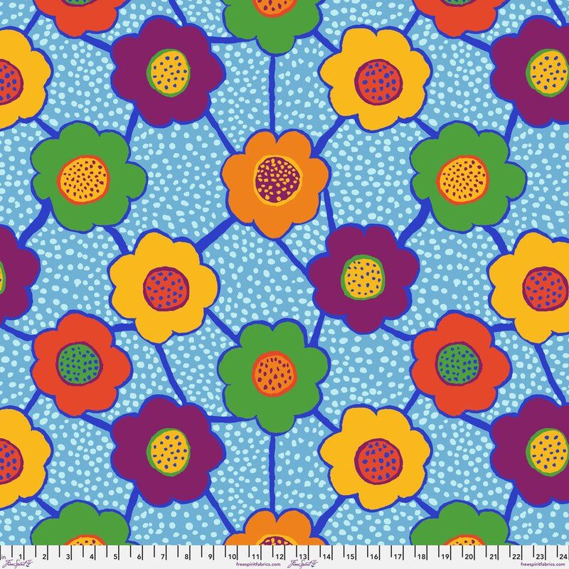 Kaffe Fassett Collective Fabric Floral Connections, Jolly