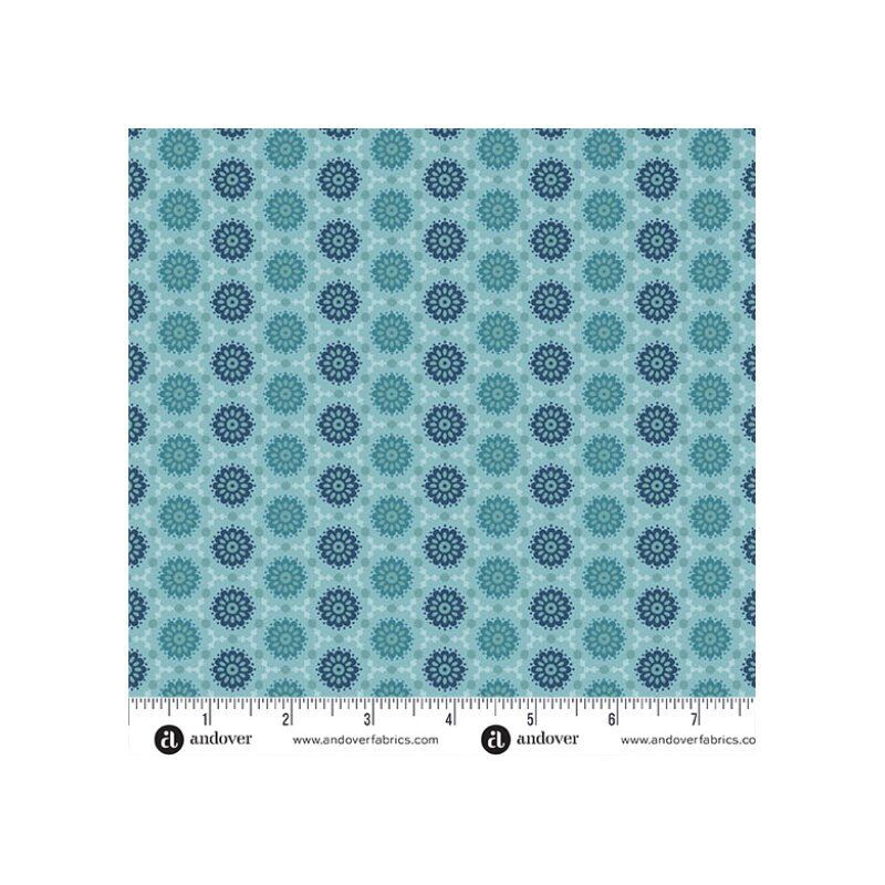 Lush fabric, Nectar, Peacock