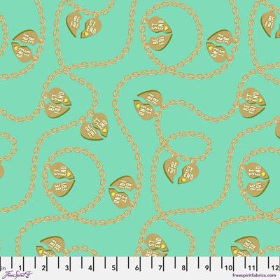 Tula Pink Besties Fabric: Lil Charmer Meadow (per 1/4 metre) Tula Pink Besties Fabric: Lil Charmer Meadow (per 1/4 metre)