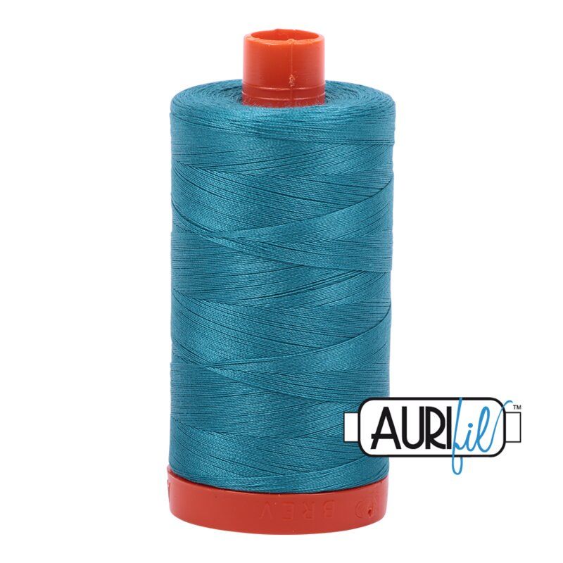 Aurifil 50 Dark Turquoise Thread 4182