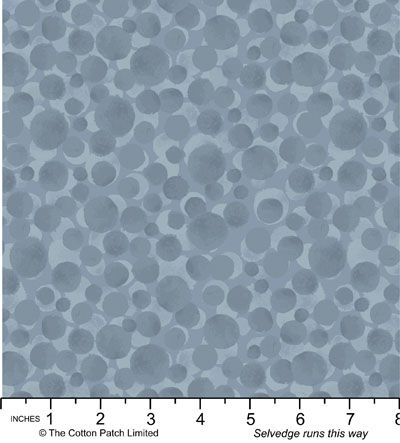 Bumbleberries fabric: Grey Blue Lewis and Irene