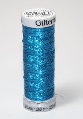 Gutermann Sulky Metallic Thread: Navy 7052 Gutermann Sulky Metallic Thread: Navy 7052