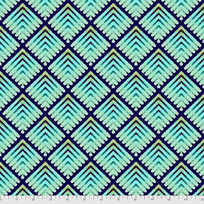 Madison One Fabric: Rectrix Large Blue (per 1/4 metre)