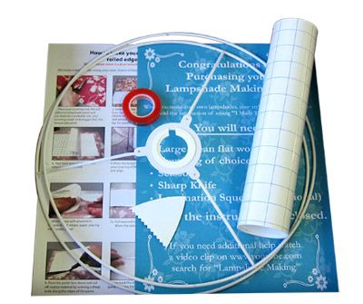 Lampshade Kit 30cm Diameter Round for Hanging or Table Lamp Lampshade Kit 30cm Diameter Round for Hanging or Table Lamp