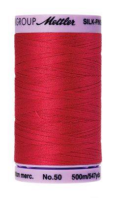 Mettler 50 Cotton Thread 500m 0102 Poinsettia Mettler 50 Cotton Thread 500m 0102 Poinsettia