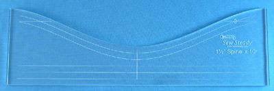 Westalee Ruler 12" Feather Spine Template  Low Shank