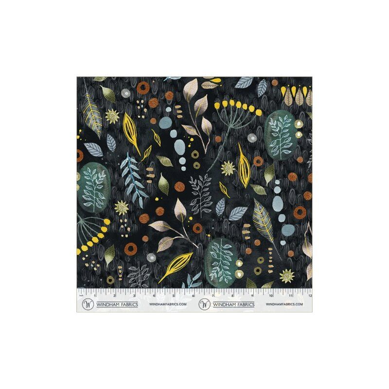 Flora and Form fabric: Forage, Onyx