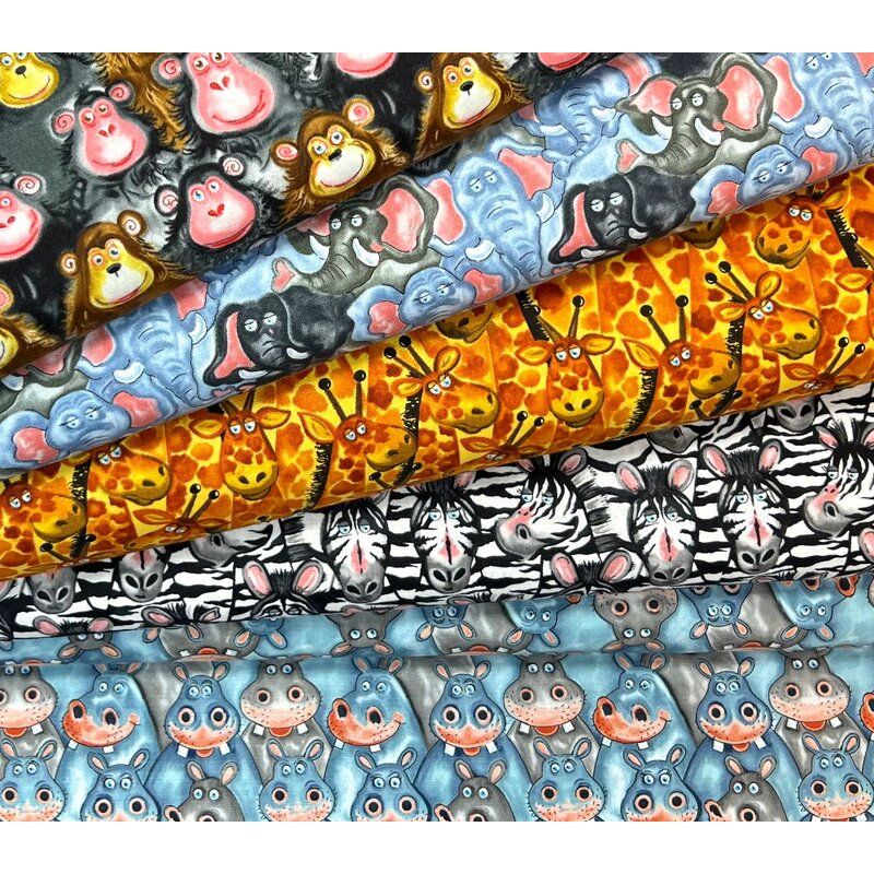 Jungle Buddies Fat Quarter Bundle Jungle Buddies Fat Quarter Bundle