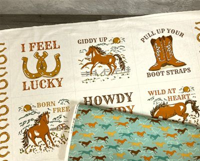 Fabric Panels: Ponderosa Panel 90cm Panel Fabric Panels: Ponderosa Panel 90cm Panel