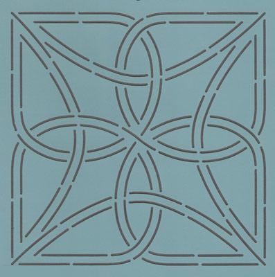 Quilt Stencil  7" Celtic Knot Block