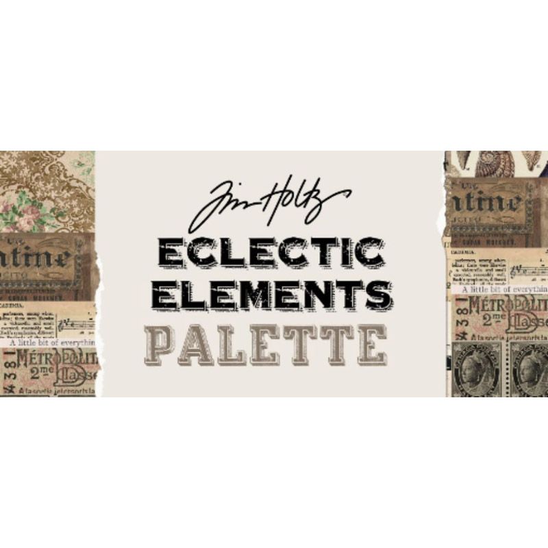 Tim Holtz Eclectic Elements Palette Neutral Fat Quarter Pack