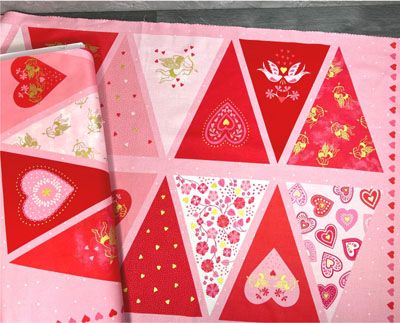 All We Need Is Love 60cm Bunting panel All We Need Is Love 60cm Bunting panel