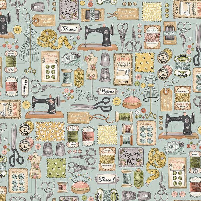 Atelier fabric: Couture, Blue