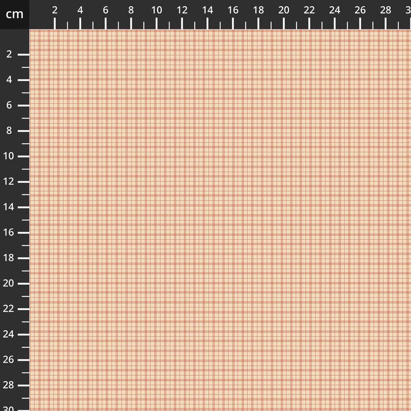 Country Coordinates fabric, Petite Jeanne, Sweet Plaid, Blush