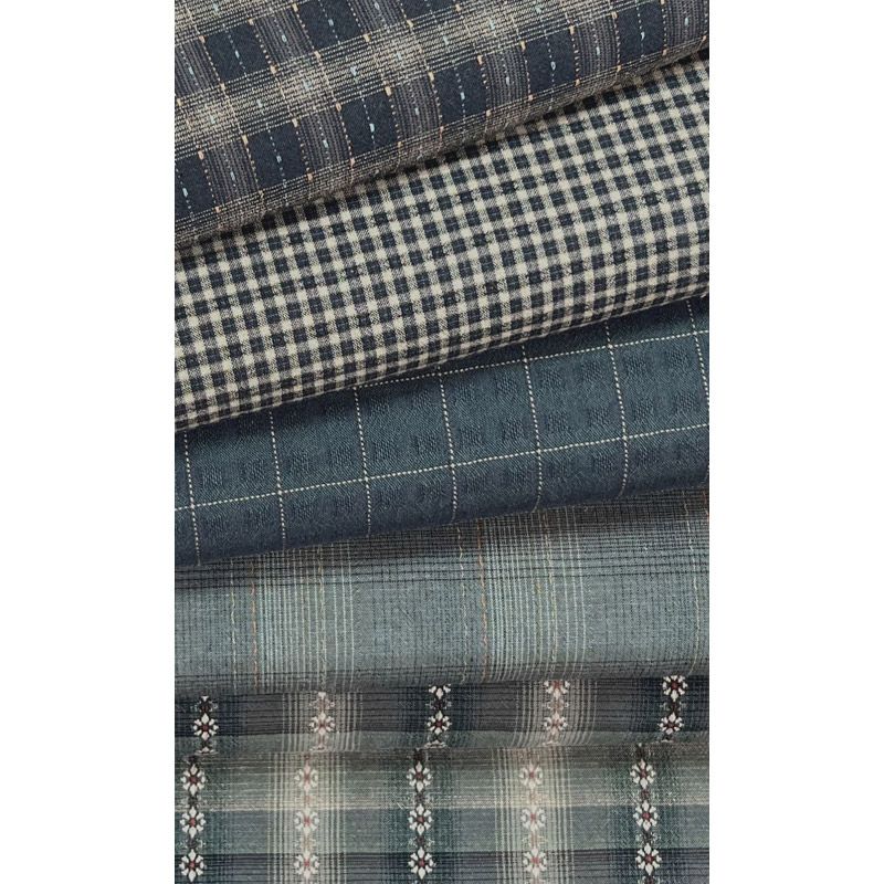 Tochio Yarn-Dyed Storm Fat Quarter Bundle
