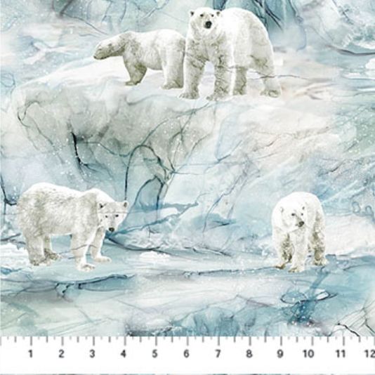 Tundra Crossing fabric: Tundra Scenic, Light Blue