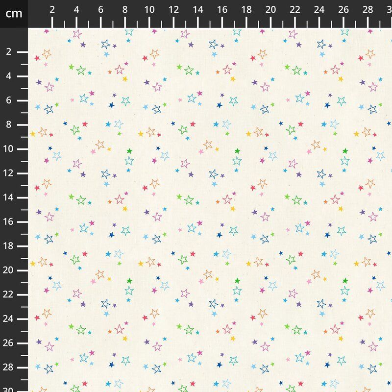 Miniatures fabric: Rainbow