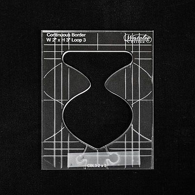 Westalee Rulers Continuous Borders Loop 3 2" x 3"  High Shank