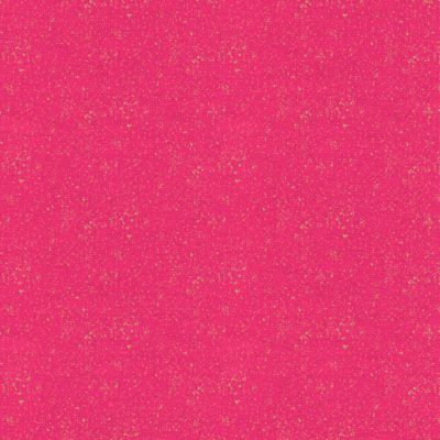 Makower Metallic Linen Texture Fabric Pink (per 1/4 metre)