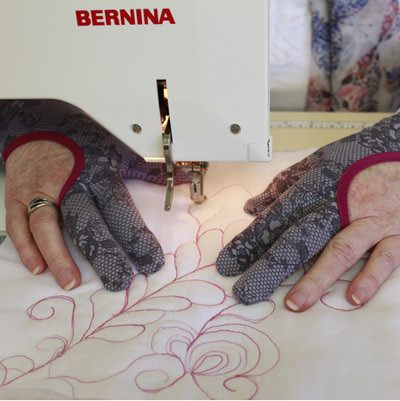 Regi's Grip Gloves  Flowers Medium