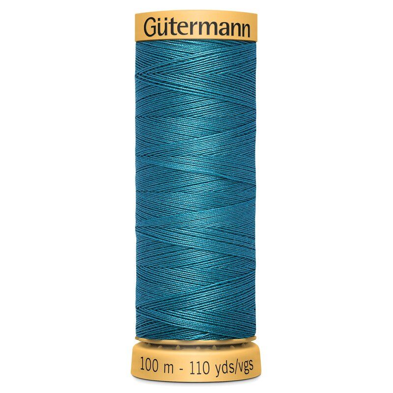 Gutermann Natural Cotton 100m Cerulean Blue Col 6934 Gutermann Natural Cotton 100m Cerulean Blue Col 6934