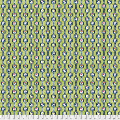 Georgia Blue Fabric: Honeycombe Navy (per 1/4 metre)