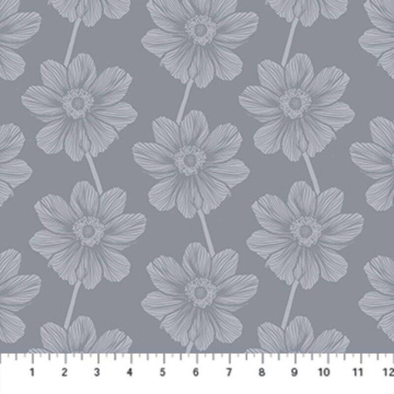 Indelible Soft fabric: Poppy Grey, Lush