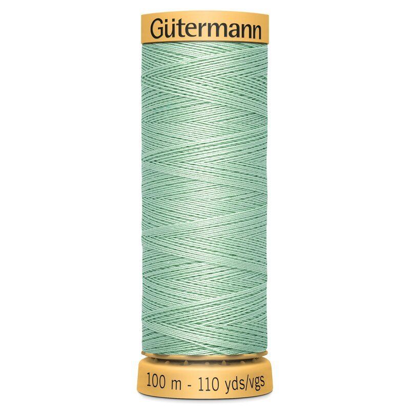 Gutermann Natural Cotton 100m Spearmint Col 8427 Gutermann Natural Cotton 100m Spearmint Col 8427