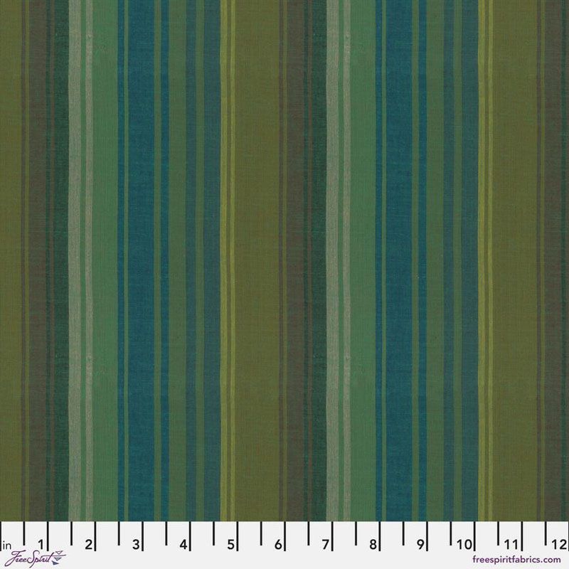 Kaffe Fassett Fabric: Exotic Woven Stripe, Teal